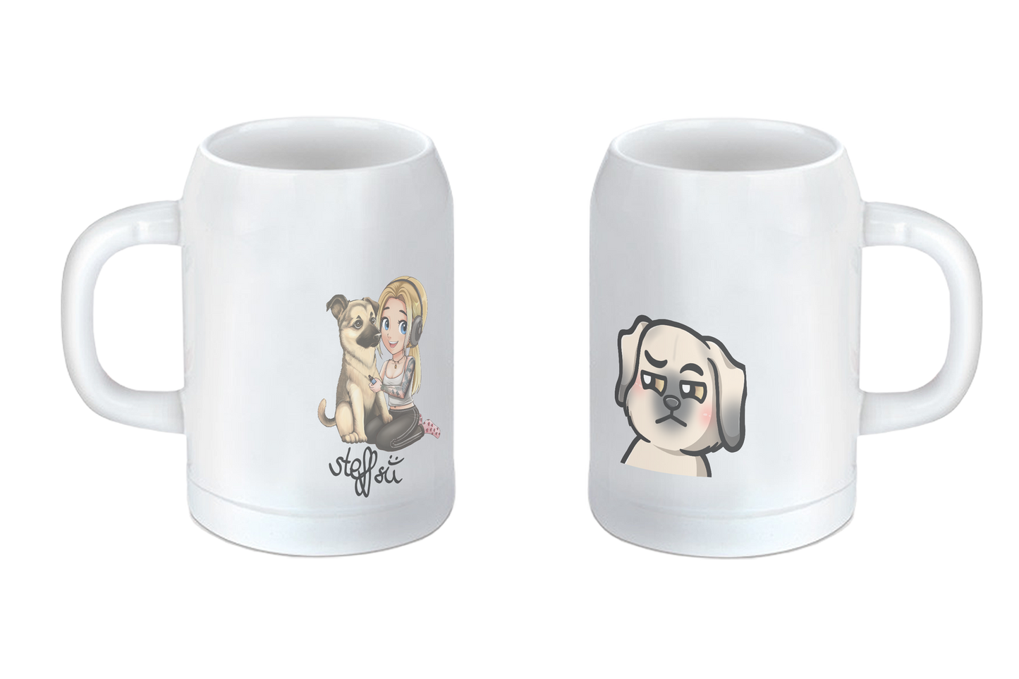 Steffsii Design1 - Tassen / Magic / XXL / Bierkrüge / Edelstahl