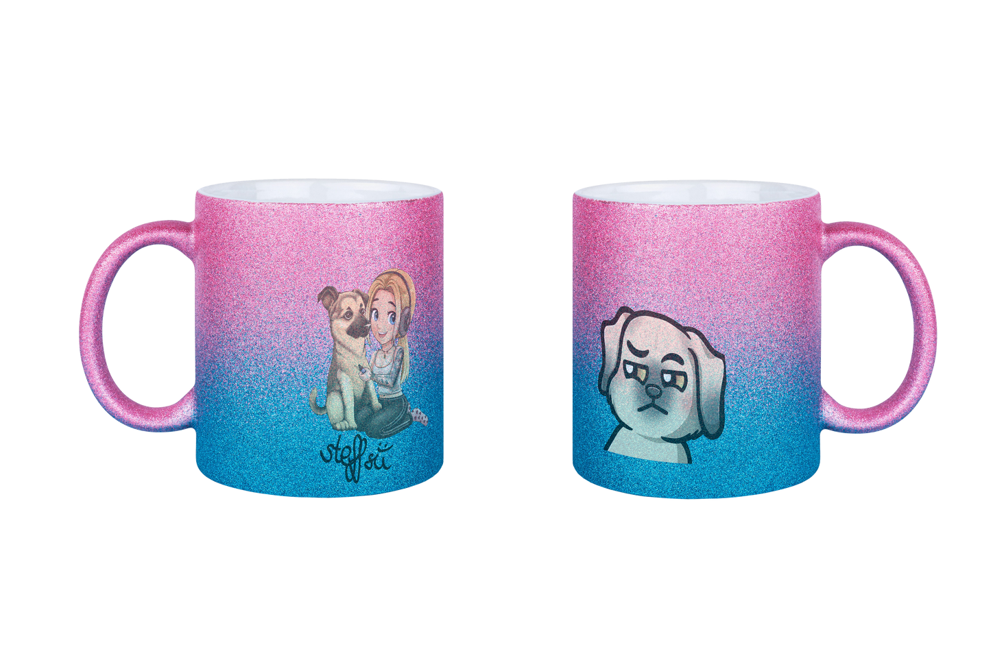 Steffsii Design1 - Glitzertassen