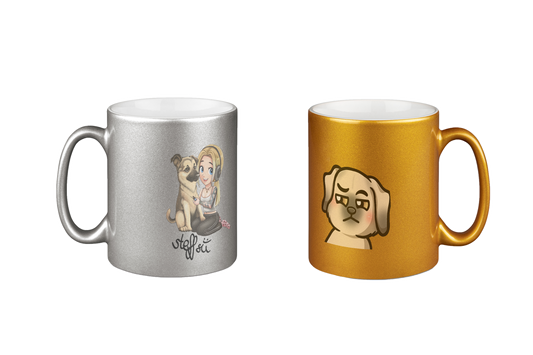 Steffsii Design1 - Silber- und Goldtassen Bundle