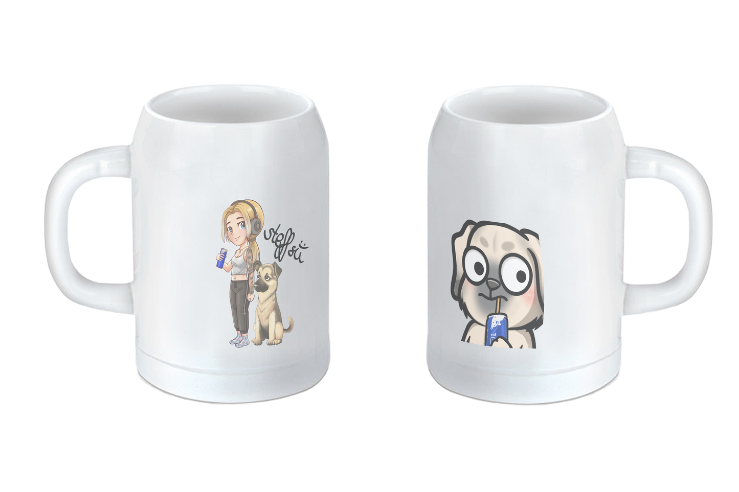 Steffsii Design4 - Tassen / Magic / XXL / Bierkrüge / Edelstahl