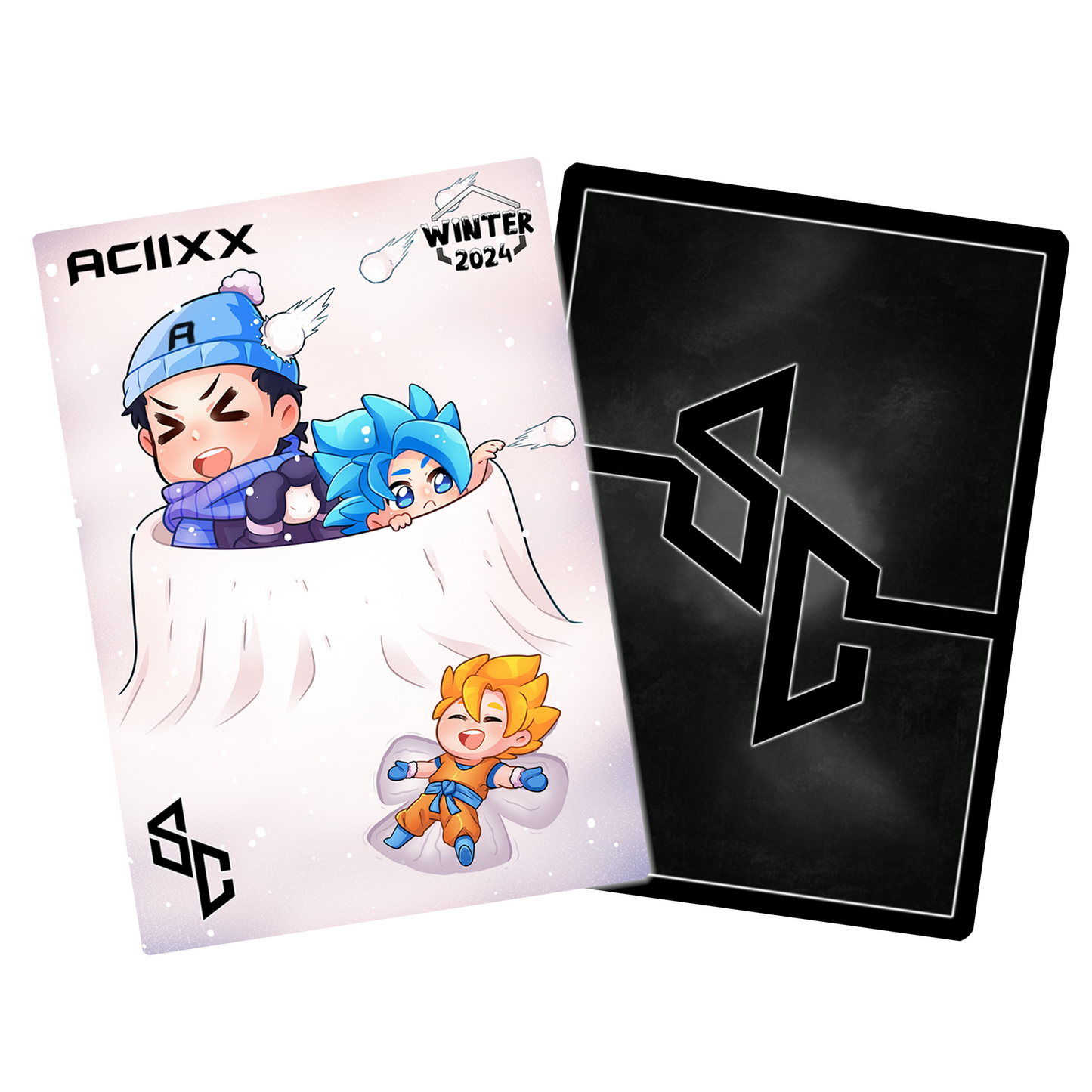 StreamerCard Winter Set "AciiXx"