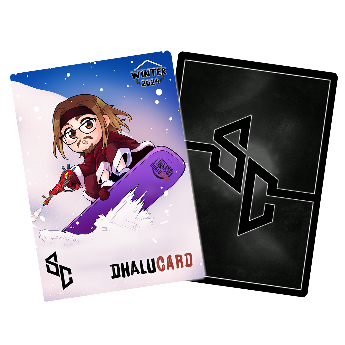 StreamerCard Winter Set "Dhalucard"