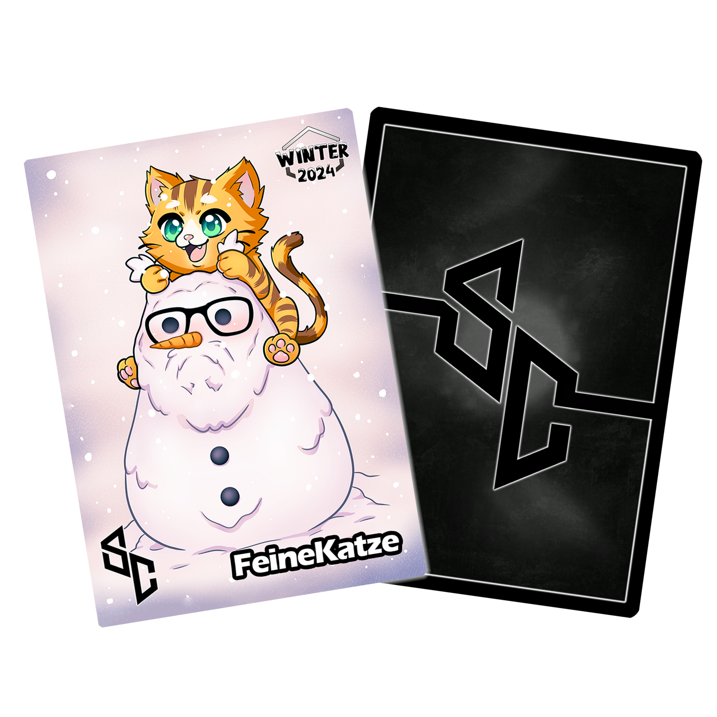 StreamerCard Winter Set "FeineKatze"