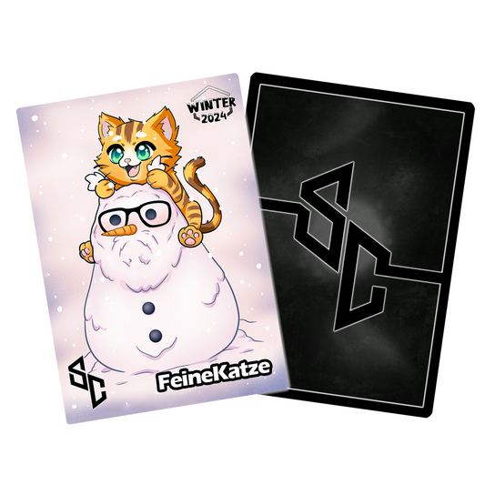 StreamerCard Winter Set "FeineKatze"