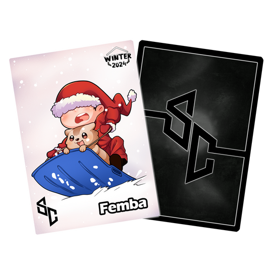 StreamerCard Winter Set "Femba"