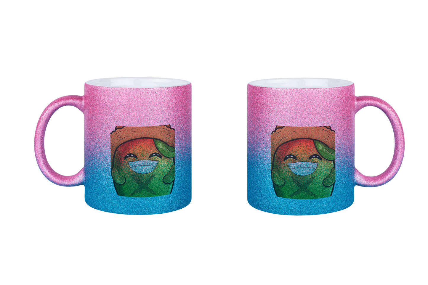 SurvivalMango Smile - Glitzertassen
