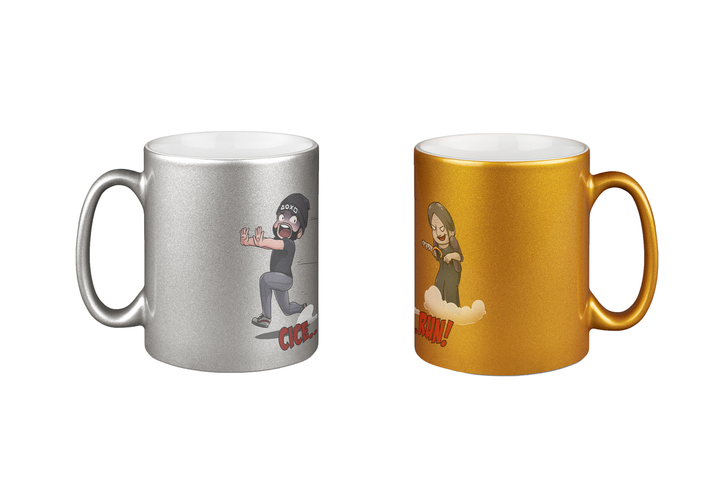 TheCiceroshows Cicero Run - Silber- und Goldtassen Bundle