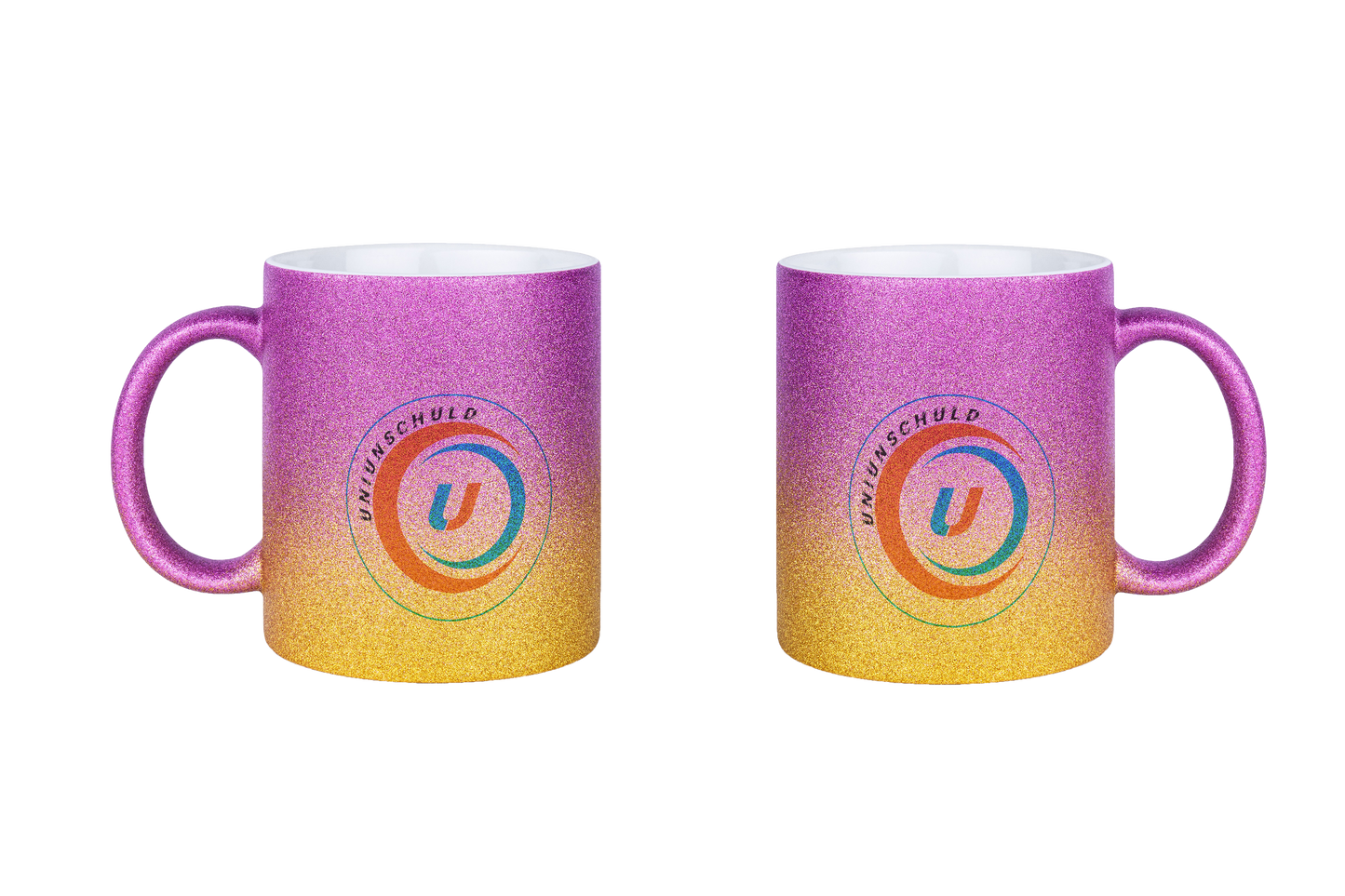 UniUnschuld Logo - Glitzertassen