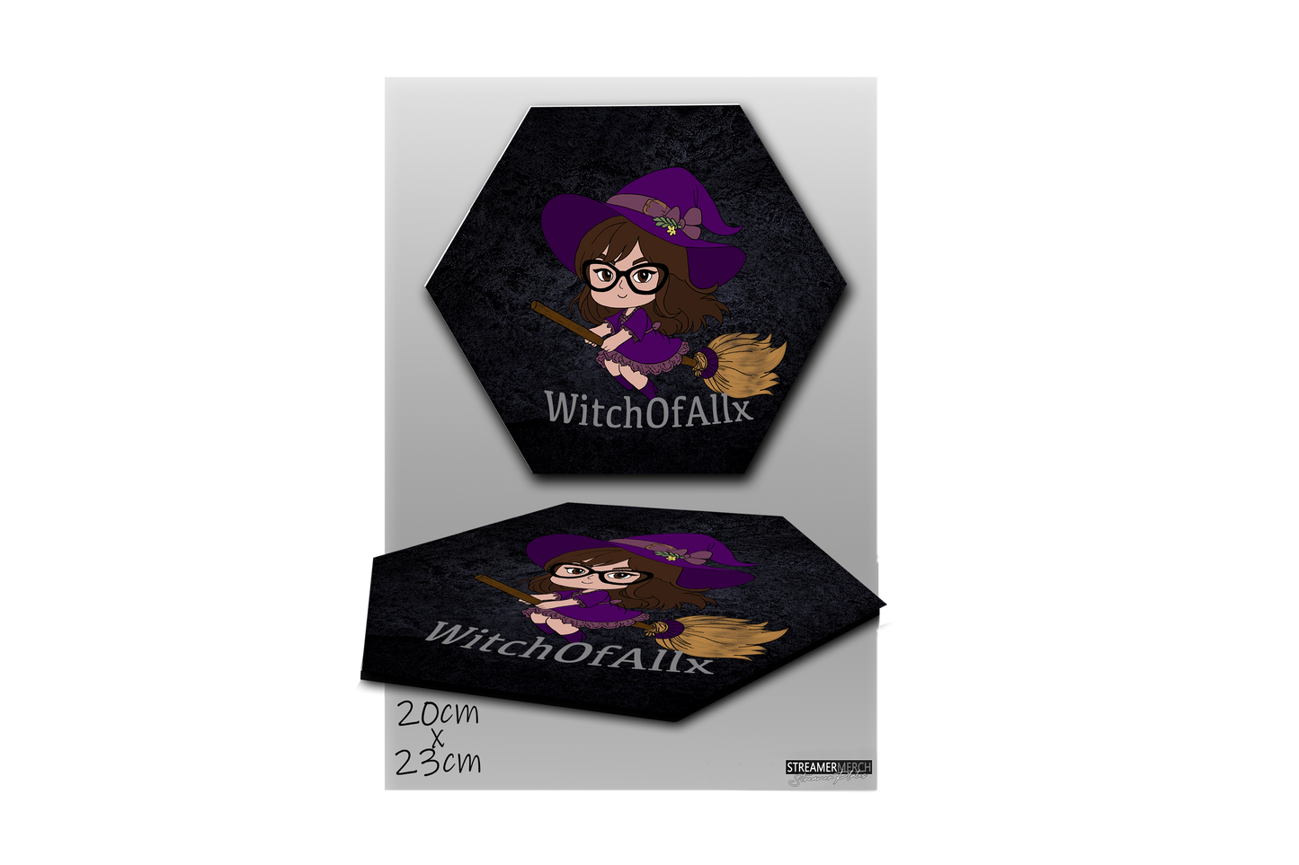 WitchOfAllx Besen - StreamerPlates