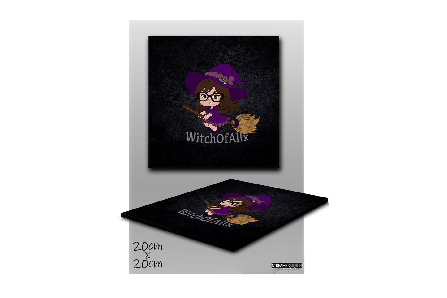 WitchOfAllx Besen - StreamerPlates