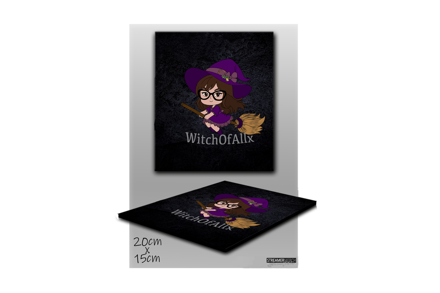 WitchOfAllx Besen - StreamerPlates
