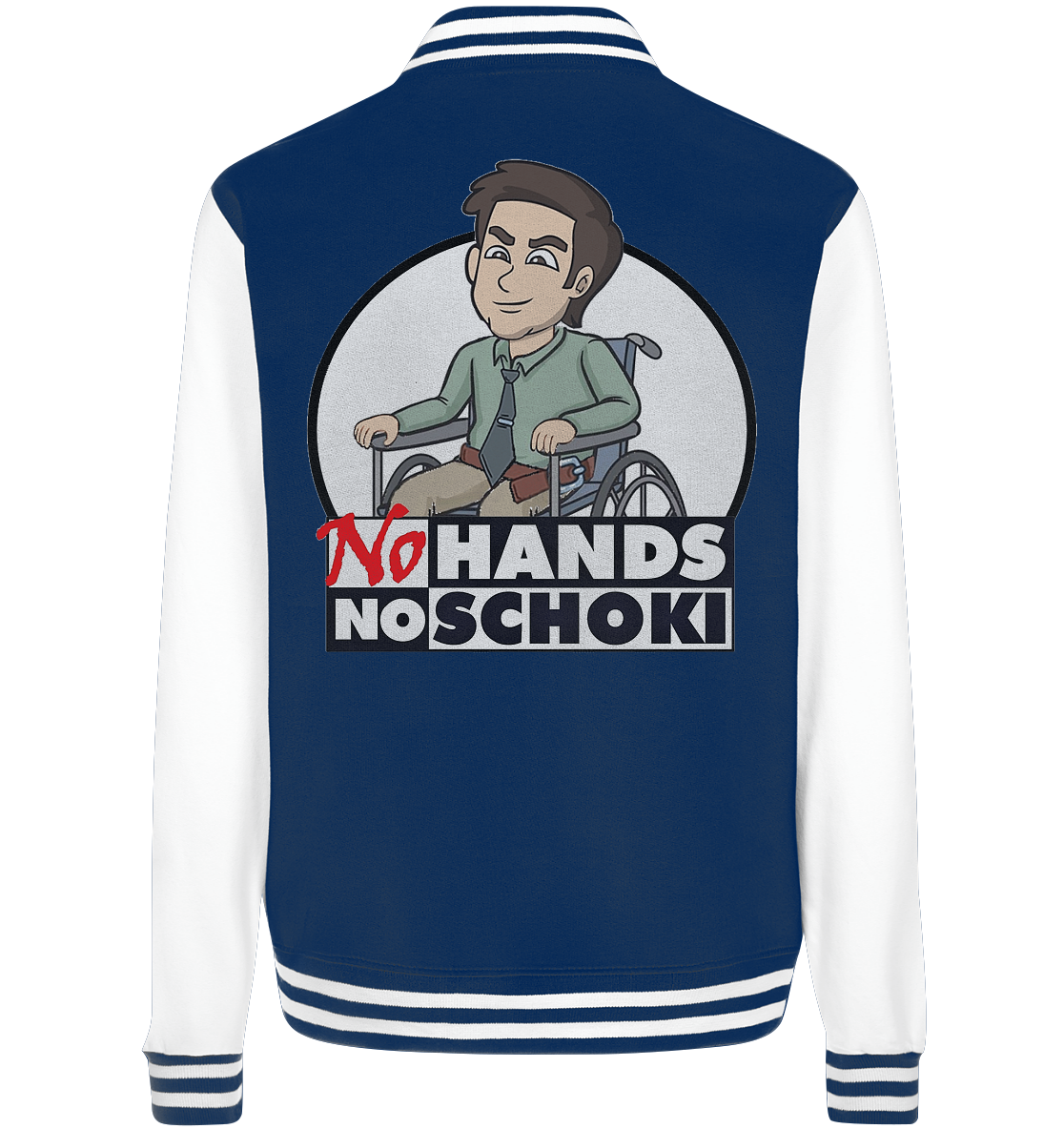 NoHandsNoSchoki Logo - College Jacket