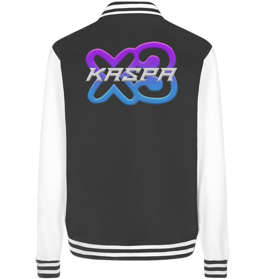 x3_kaspa Logo - College Jacket