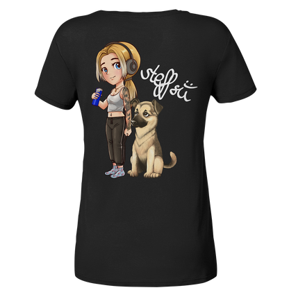 Steffsii Design4 - Ladies V-Neck Shirt
