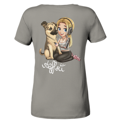 Steffsii Design1 - Ladies V-Neck Shirt