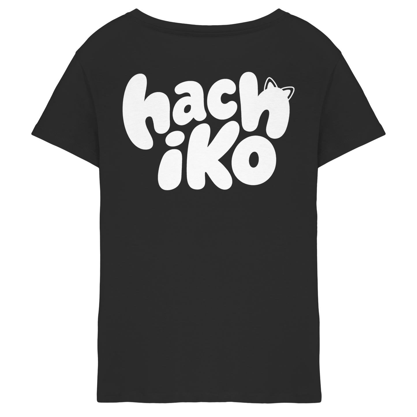 Hachiko Logo 2 - Ladies V-Neck Shirt