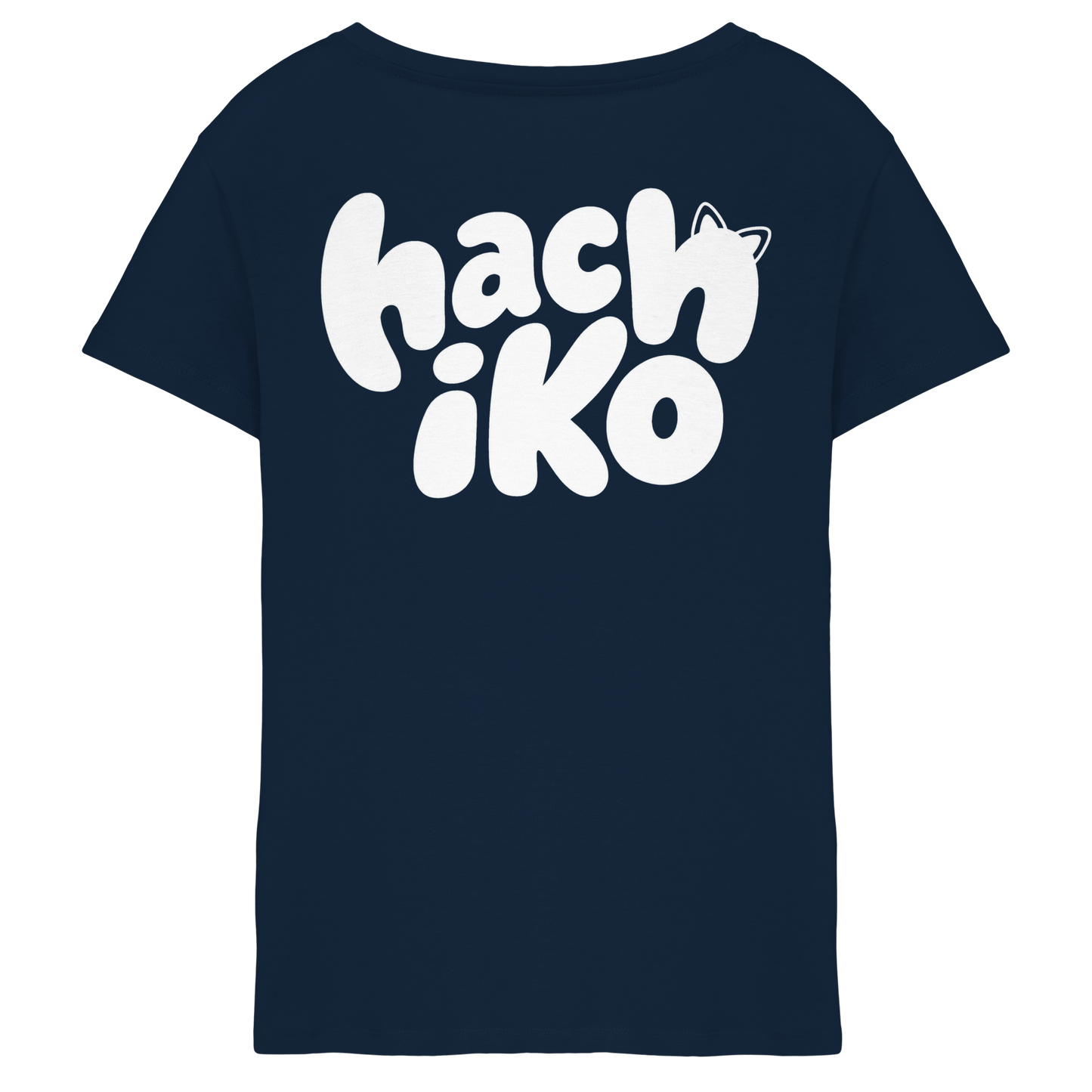 Hachiko Logo 2 - Ladies V-Neck Shirt