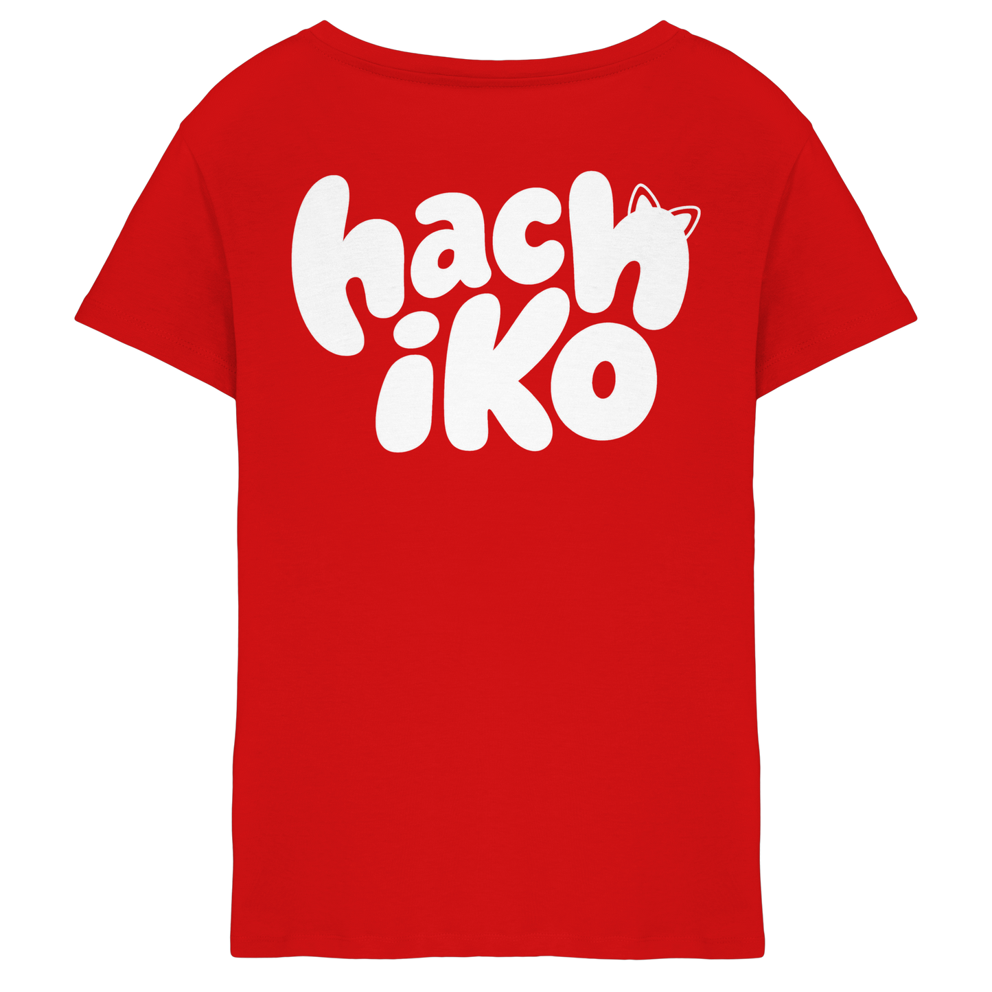 Hachiko Logo 2 - Ladies V-Neck Shirt