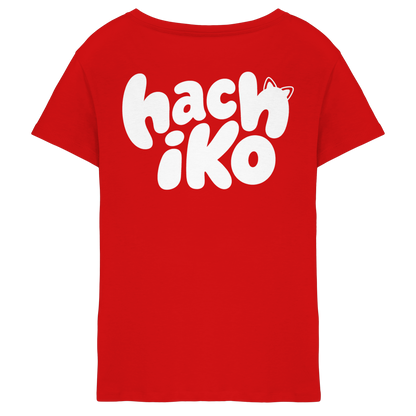 Hachiko Logo 2 - Ladies V-Neck Shirt