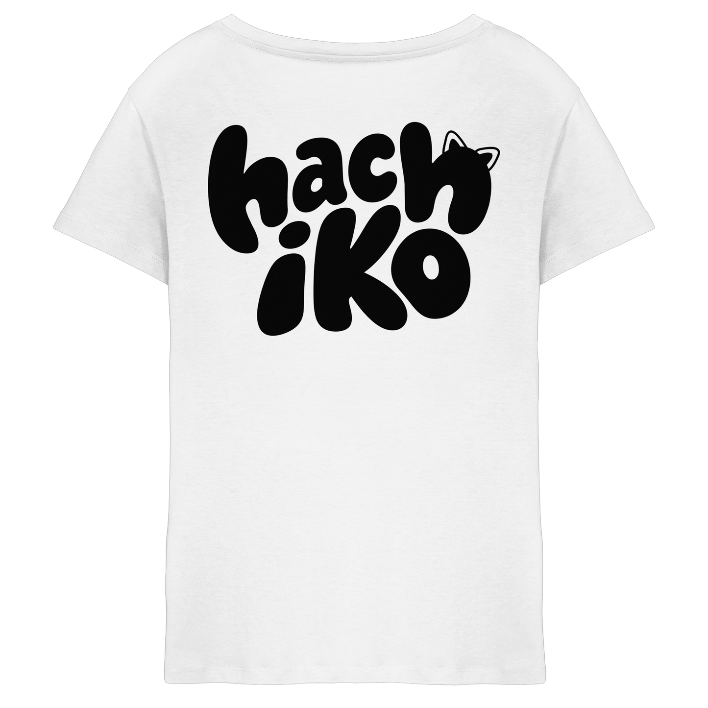 Hachiko Logo 2 - Ladies V-Neck Shirt