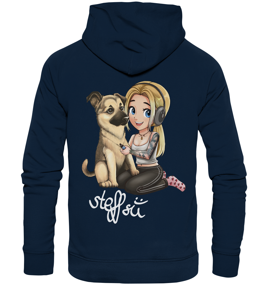 Steffsii Design1 - Organic Basic Hoodie