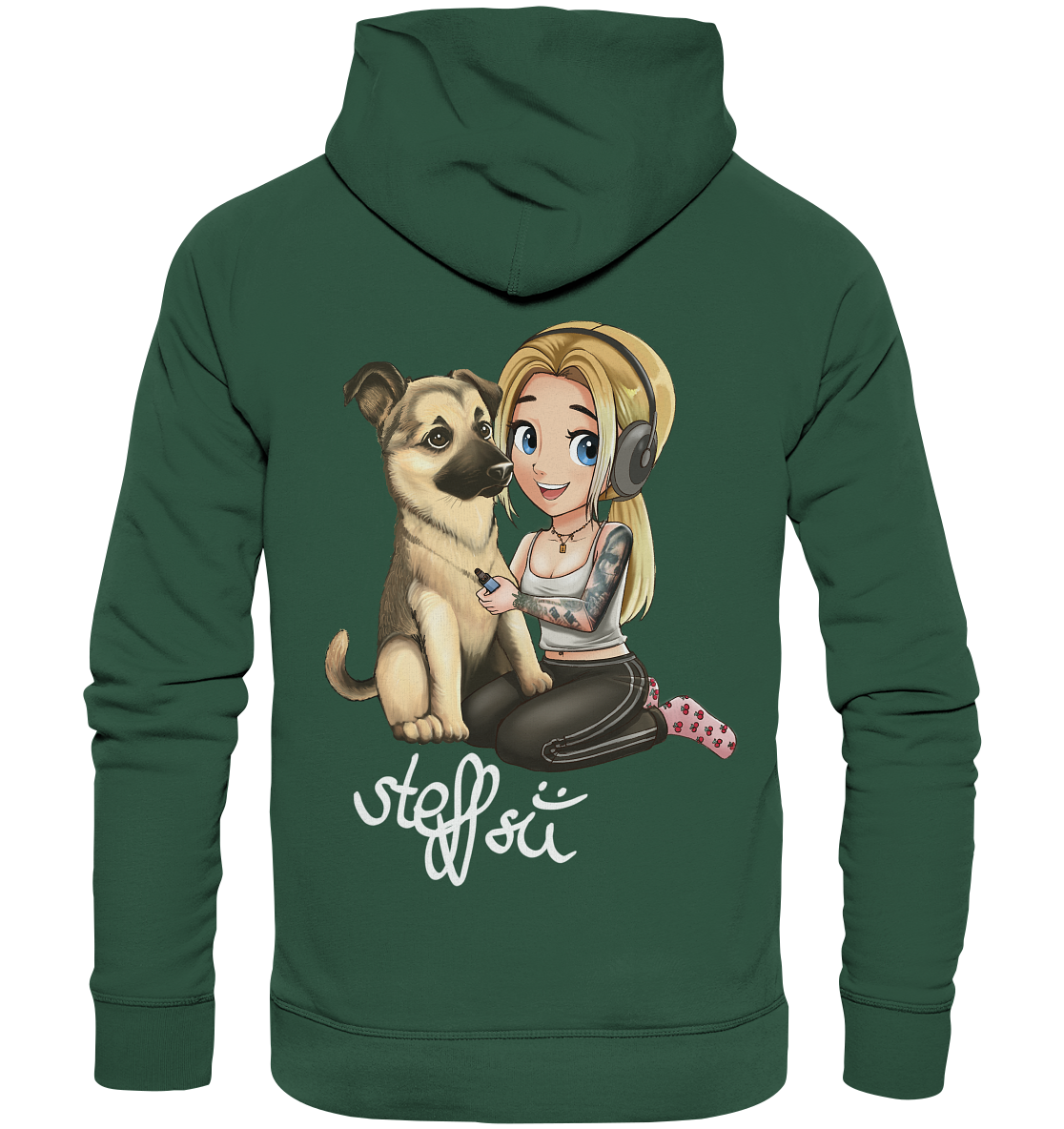 Steffsii Design1 - Organic Basic Hoodie