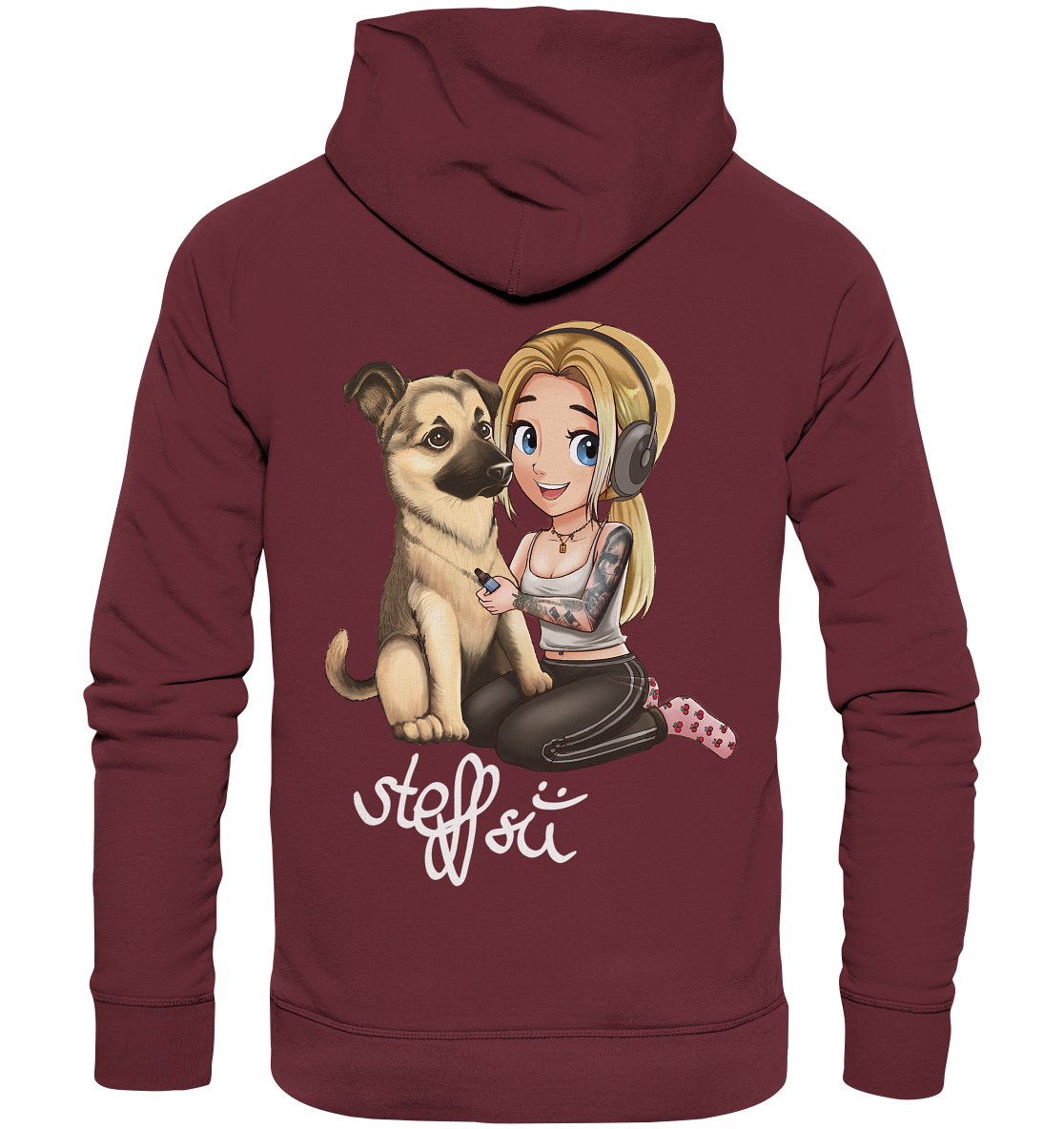 Steffsii Design1 - Organic Basic Hoodie