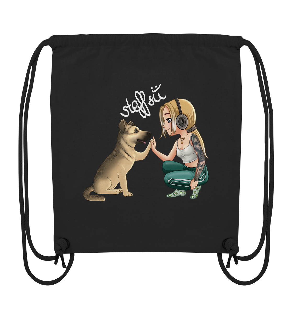 Steffsii Design2 - Organic Gym-Bag