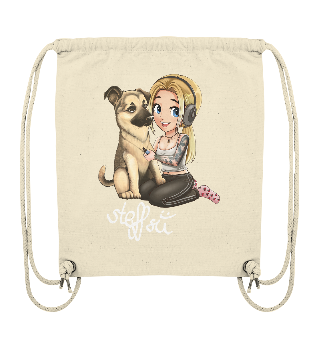 Steffsii Design1 - Organic Gym-Bag