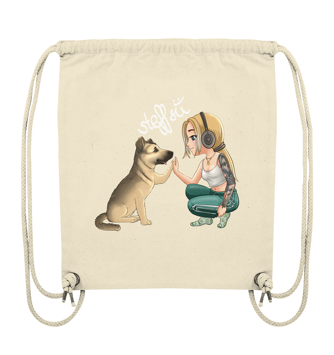 Steffsii Design2 - Organic Gym-Bag