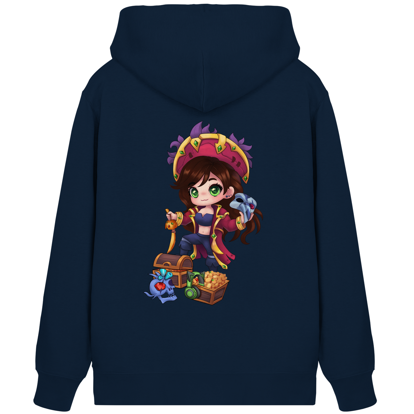 KykyNeko Pirat - Organic Zipper