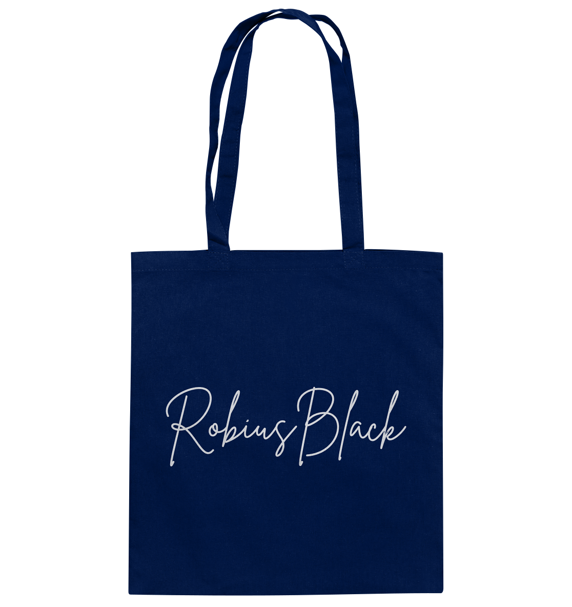 RobiusBlack Unterschrift - Baumwolltasche