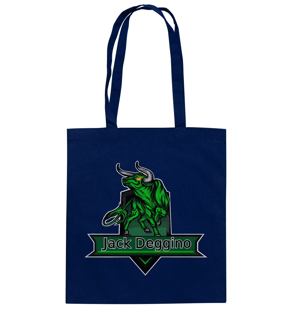 JackDeggino Logo - Baumwolltasche