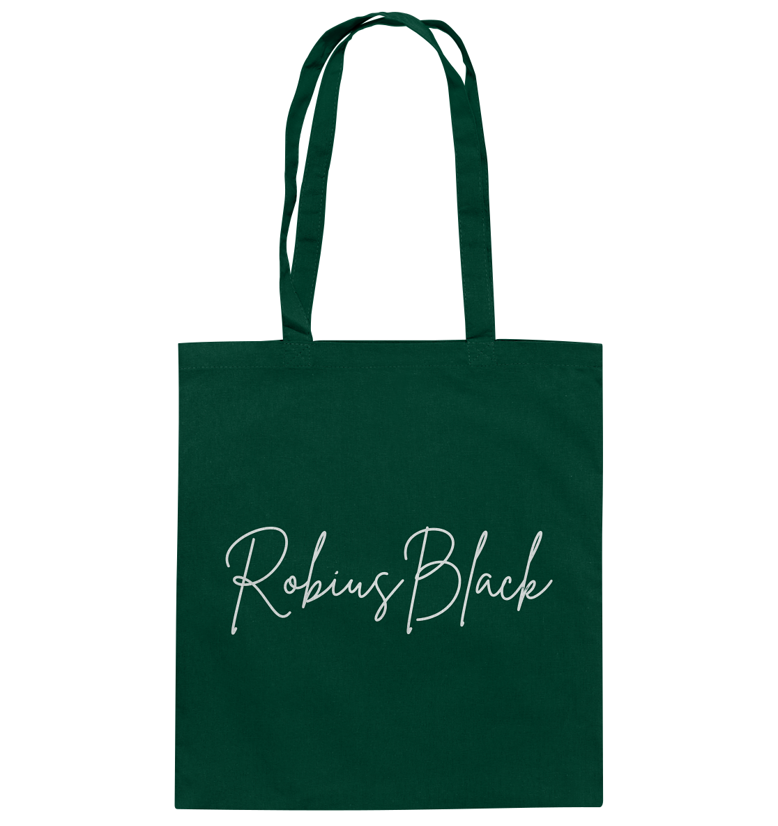 RobiusBlack Unterschrift - Baumwolltasche