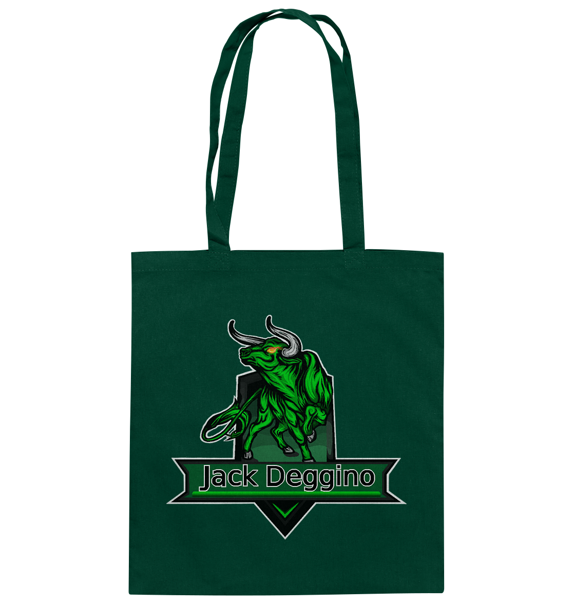 JackDeggino Logo - Baumwolltasche