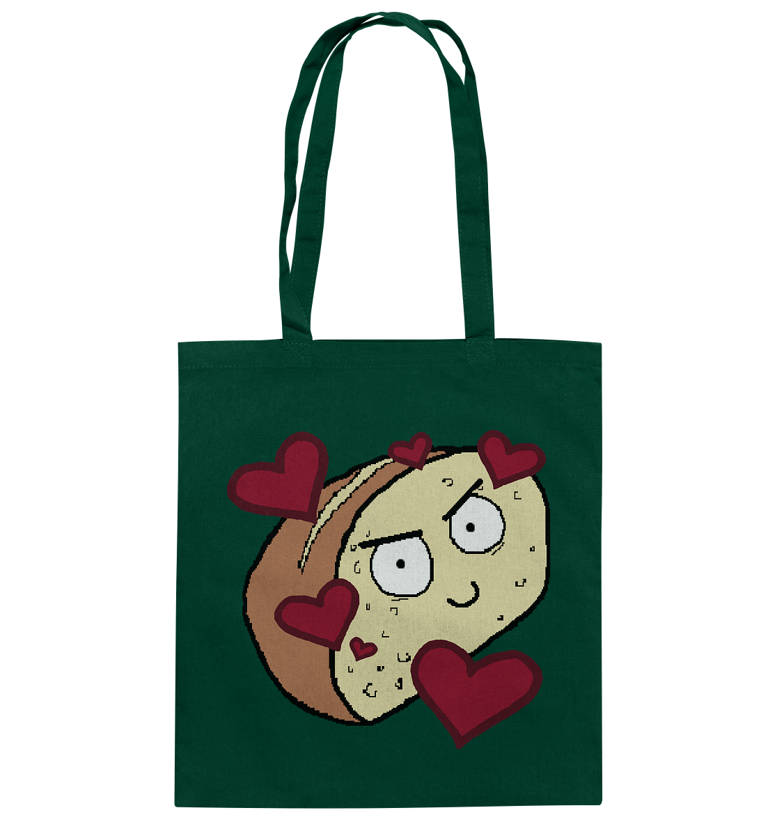 Aylana87 Herzbrot - Baumwolltasche