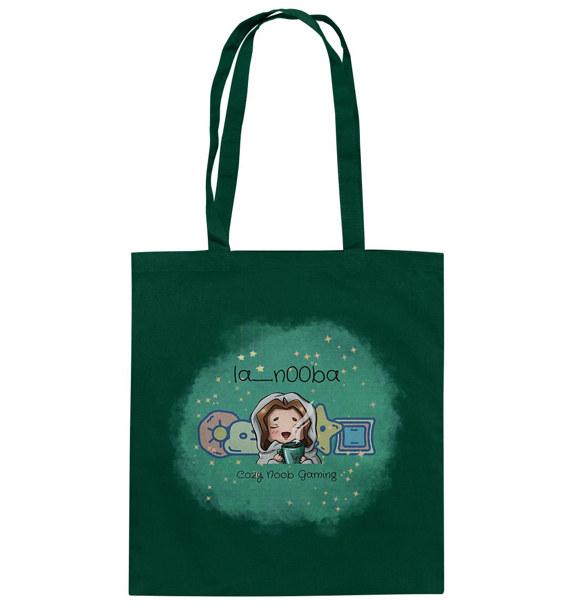 La_N00ba Logo - Baumwolltasche