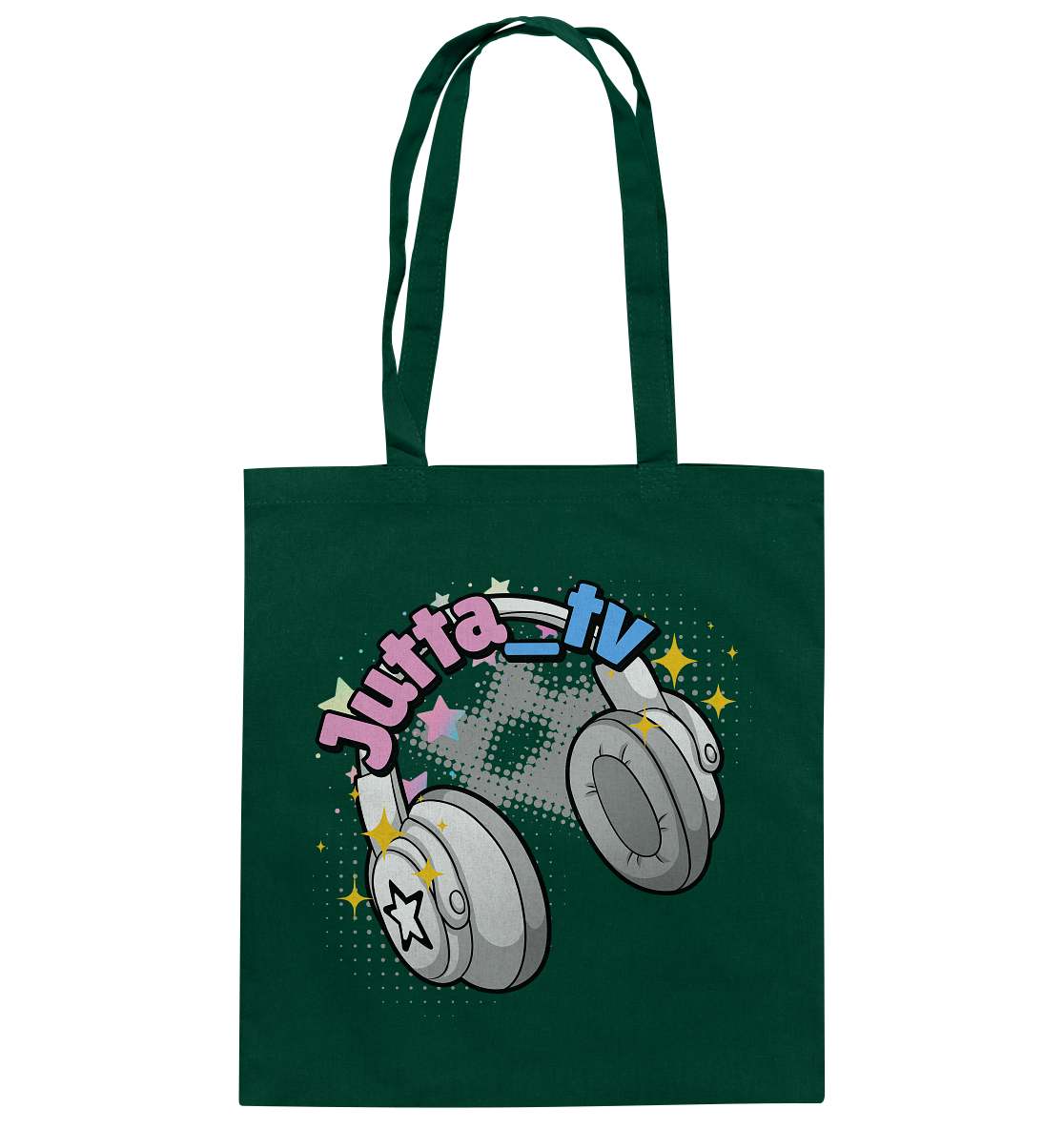Jutta_tv Logo2 - Baumwolltasche