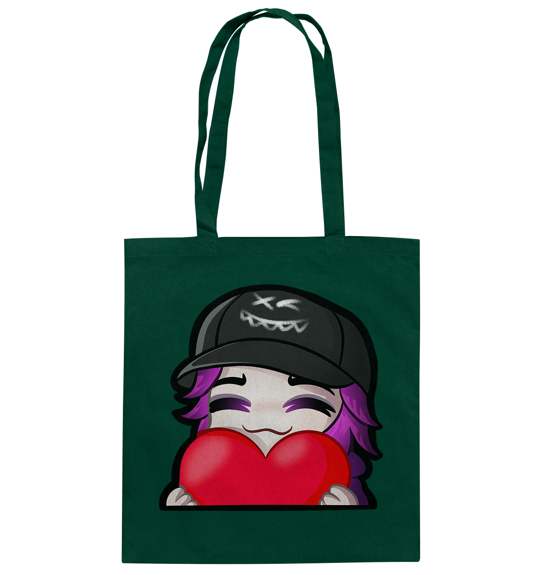x3_kaspa Love - Baumwolltasche
