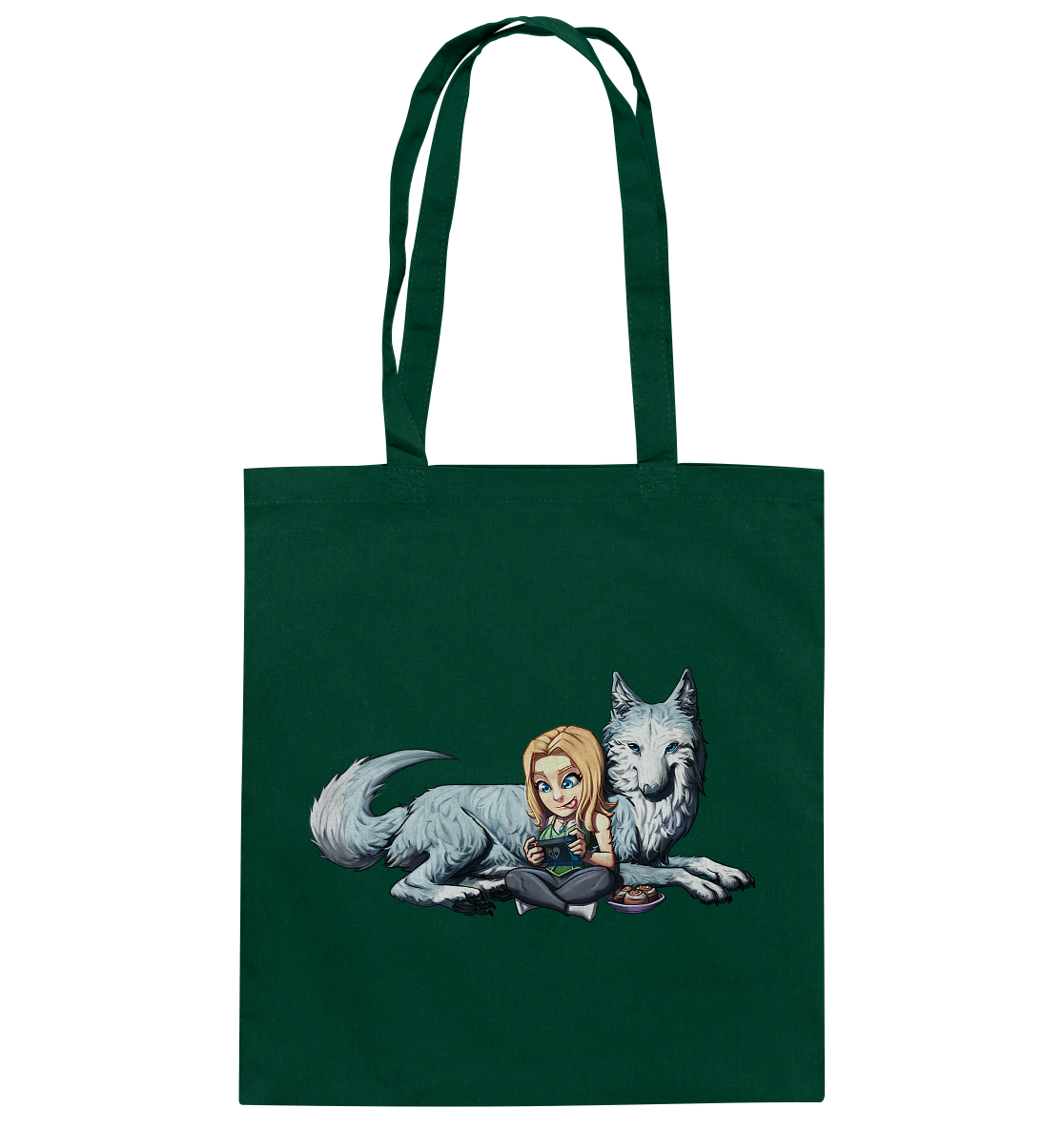 StaceyLucia Wolf - Baumwolltasche