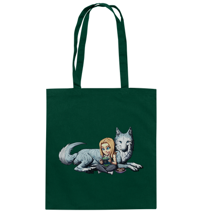 StaceyLucia Wolf - Baumwolltasche