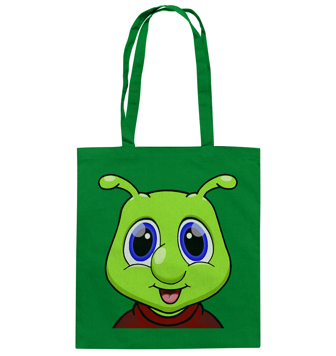 Raupi Face - Baumwolltasche