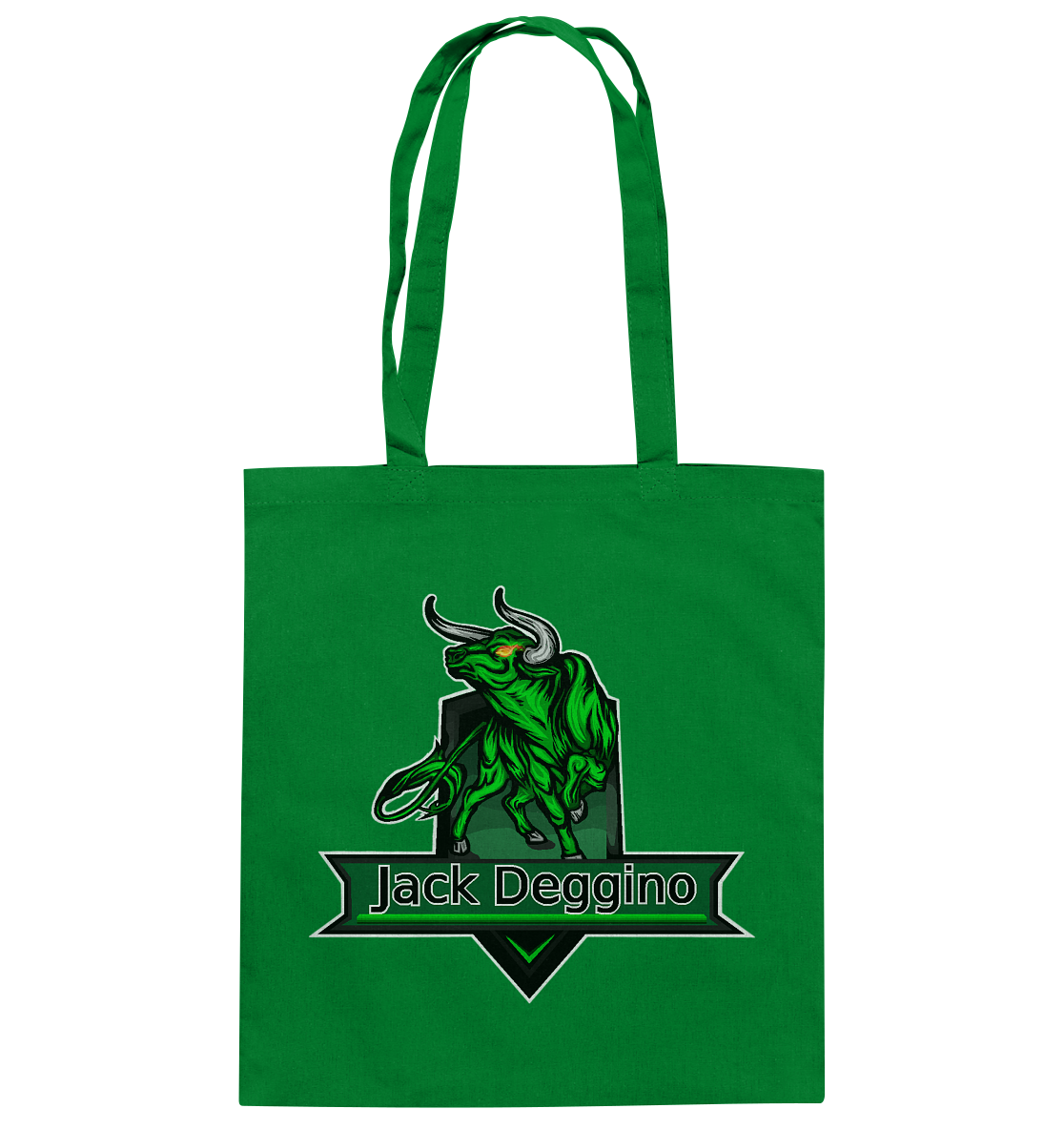 JackDeggino Logo - Baumwolltasche