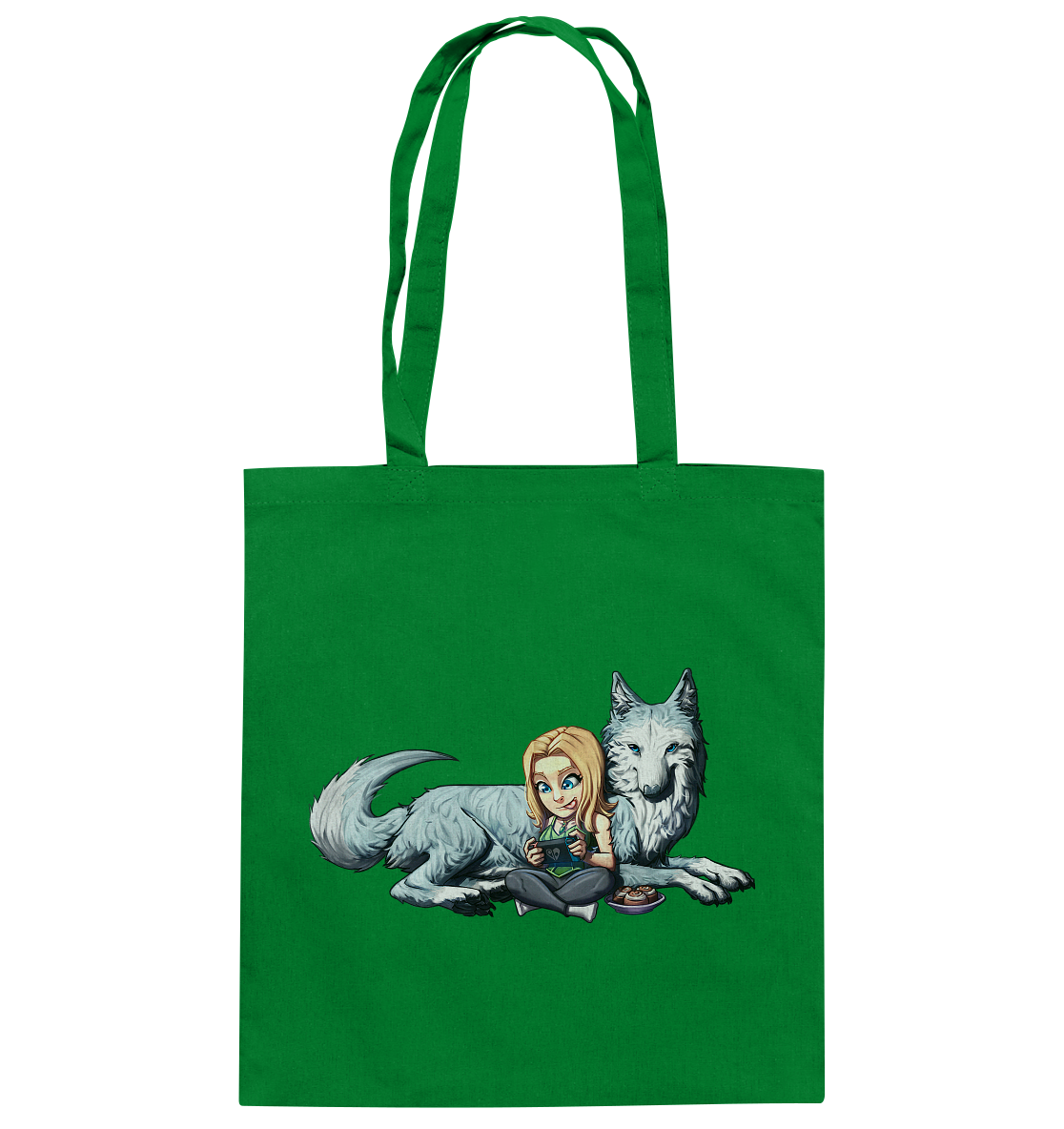 StaceyLucia Wolf - Baumwolltasche