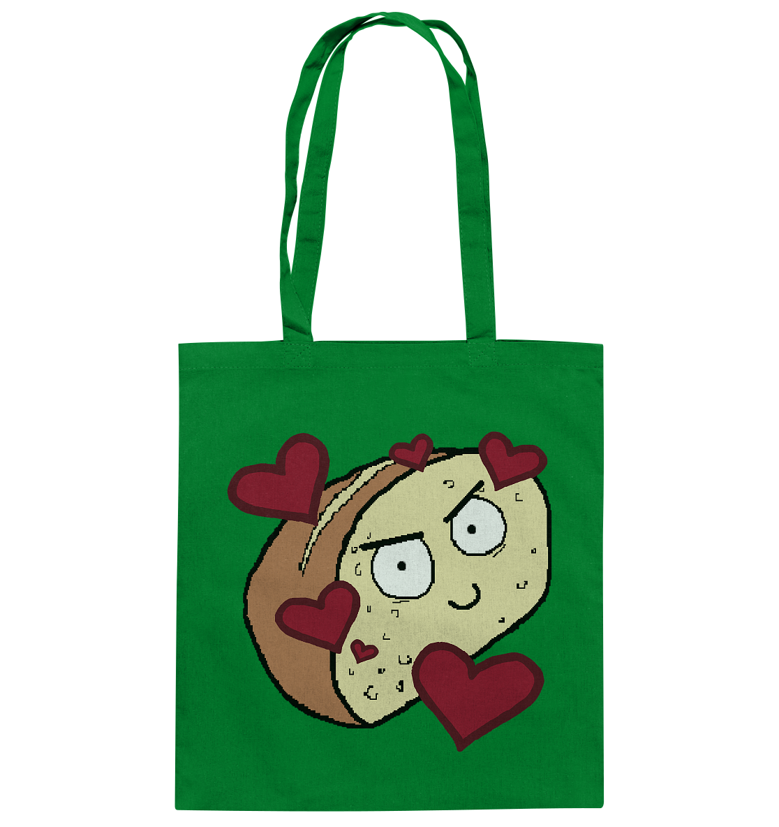 Aylana87 Herzbrot - Baumwolltasche