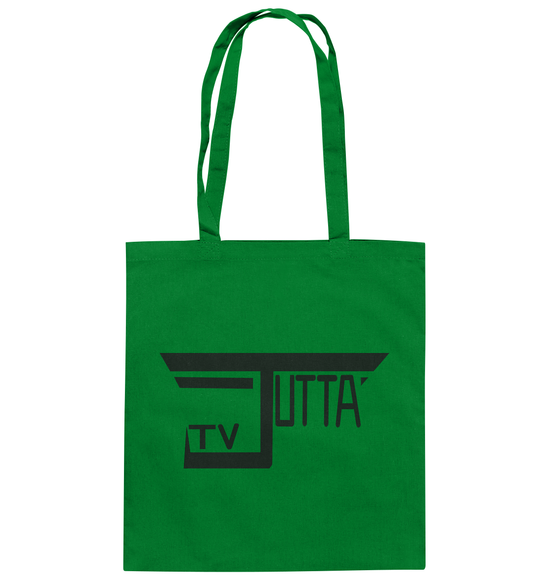 Jutta_tv Schriftzug - Baumwolltasche