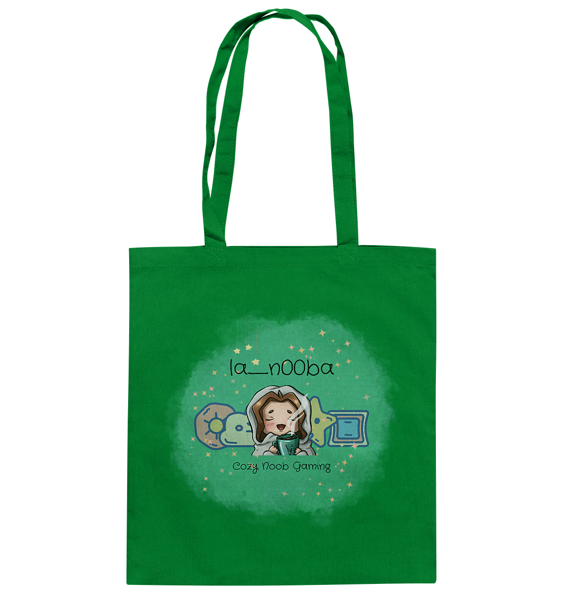 La_N00ba Logo - Baumwolltasche