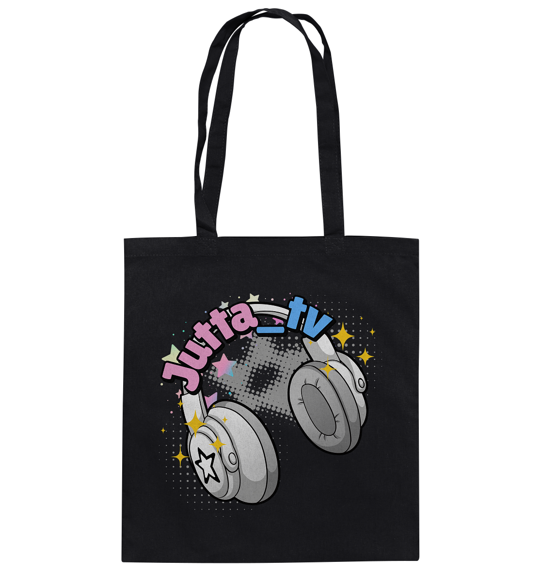 Jutta_tv Logo2 - Baumwolltasche