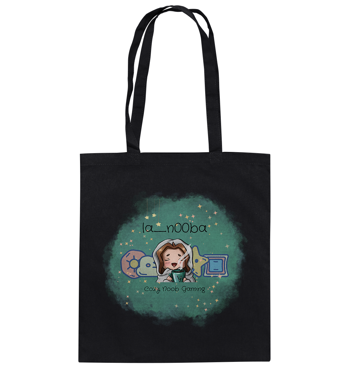La_N00ba Logo - Baumwolltasche