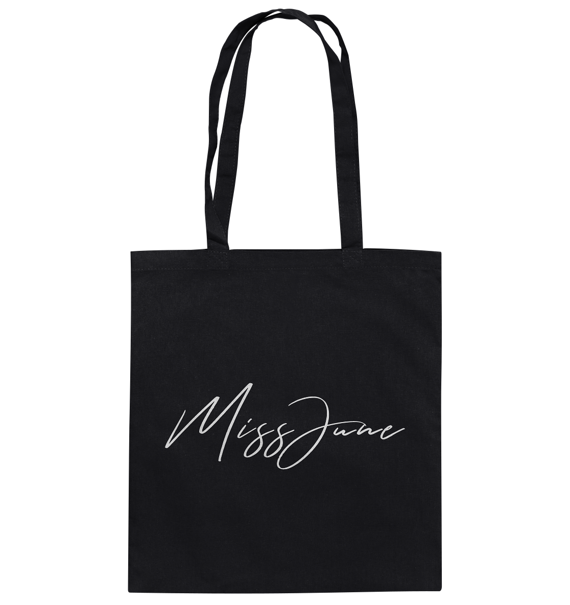 MissJuneDJ Logo - Baumwolltasche